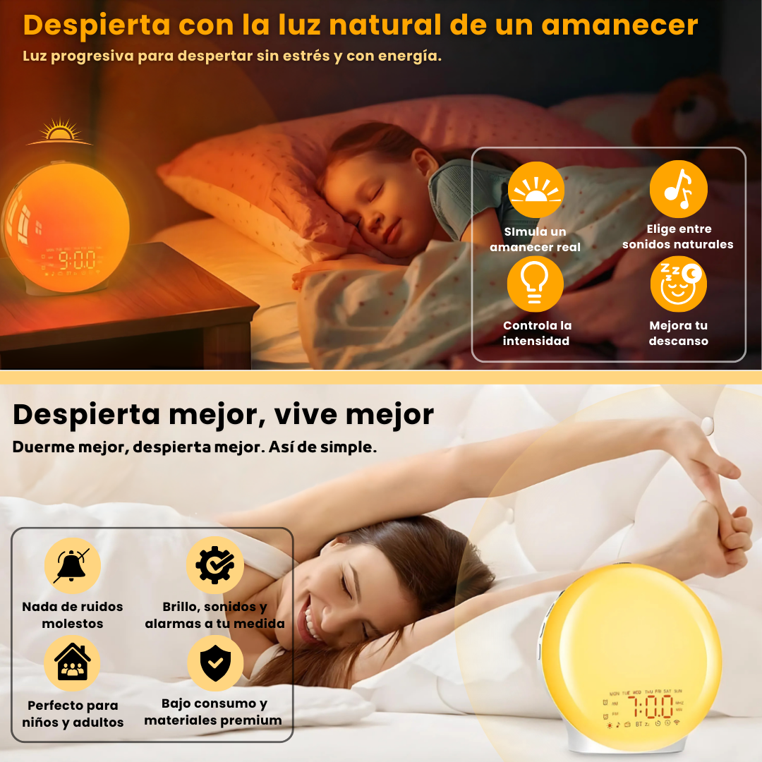 Despertador ZenSun Anti Estrés